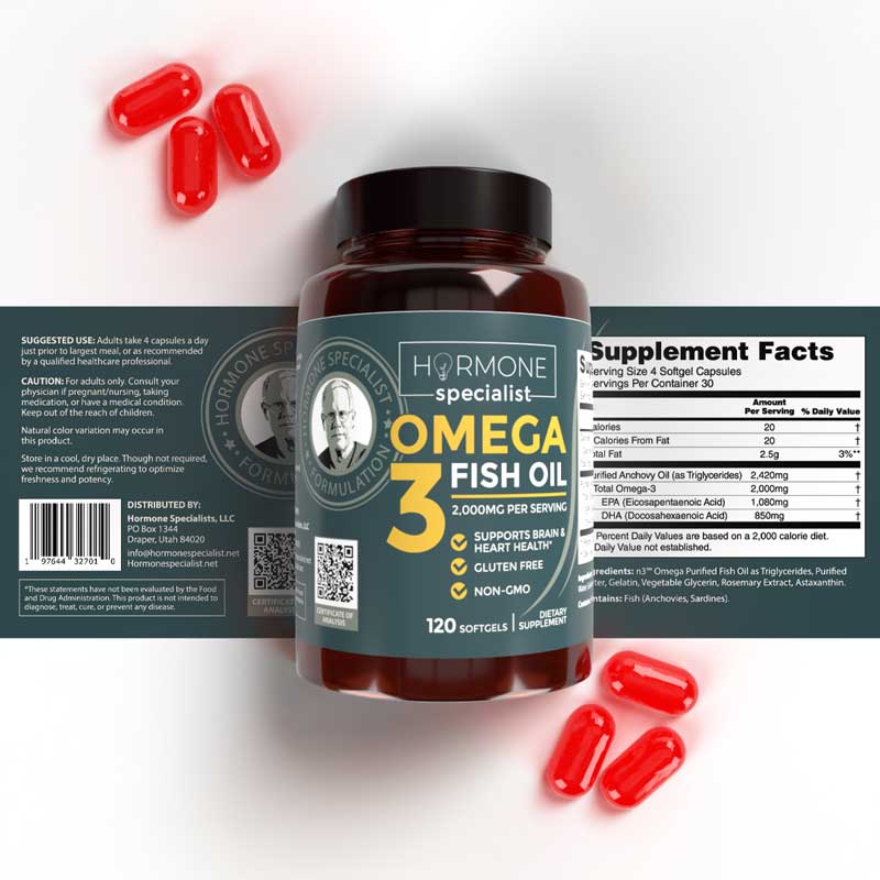 Fish Oil Bottle Design